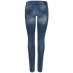 Only Jeans donna con strappi e con macchie mod. coral